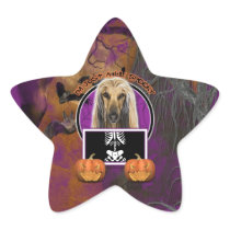 Halloween - Just a Lil Spooky - Afghan Star Stickers