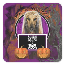 Halloween - Just a Lil Spooky - Afghan Stickers