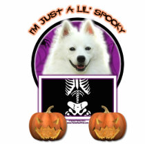 Halloween - Just a Lil Spooky - American Eskimo Cut Out