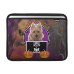 Halloween - Just a Lil Spooky - Australian Terrier Sleeves For MacBook Air
