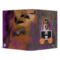 Halloween - Just a Lil Spooky - Beagle 3 Ring Binder