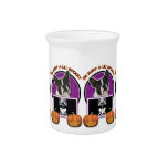Halloween - Just a Lil Spooky - Boston Terrier Beverage Pitchers