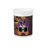 Halloween - Just a Lil Spooky - Boston Terrier Beverage Pitchers