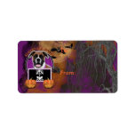 Halloween - Just a Lil Spooky - Boxer - Vindy Custom Address Label