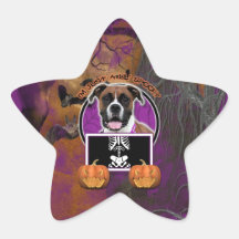 Halloween - Just a Lil Spooky - Boxer - Vindy Stickers