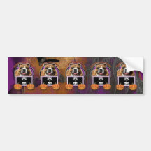 Halloween - Just a Lil Spooky - Bulldog Bumper Stickers