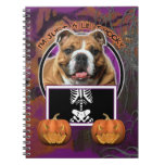 Halloween - Just a Lil Spooky - Bulldog Note Book