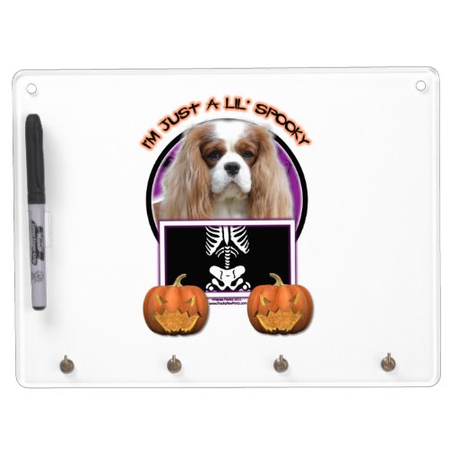 Halloween - Just a Lil Spooky - Cavalier - Blenhei Dry Erase Whiteboard