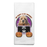 Halloween - Just a Lil Spooky - Cocker Spaniel Cloth Napkins