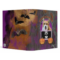 Halloween - Just a Lil Spooky - Corgi - Owen Binders