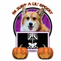 Halloween - Just a Lil Spooky - Corgi - Owen Photo Cut Out