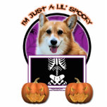 Halloween - Just a Lil Spooky - Corgi - Owen Photo Cut Out