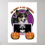 Halloween - Just a Lil Spooky - Corgi Posters