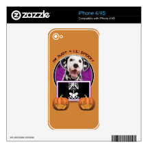 Halloween - Just a Lil Spooky - Dalmatian iPhone 4 Skin