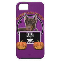 Halloween - Just a Lil Spooky - Doberman - Rocky iPhone 5 Cover