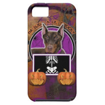 Halloween - Just a Lil Spooky - Doberman - Rocky iPhone 5 Case