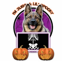 Halloween - Just a Lil Spooky - German Shepherd Acrylic Cut Out