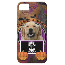 Halloween - Just a Lil Spooky - Golden Retriever iPhone 5 Cover