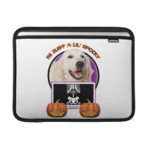 Halloween - Just a Lil Spooky - Golden Retriever MacBook Air Sleeve