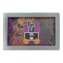 Halloween - Just a Lil Spooky - Great Dane - Grey Belt Buckles