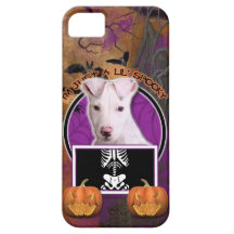 Halloween - Just a Lil Spooky - Pitbull Puppy iPhone 5 Cover