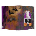 Halloween - Just a Lil Spooky -Pitbull Puppy Petey binders
