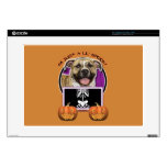 Halloween - Just a Lil Spooky - Pitbull - Tigger Decals For 15" Laptops