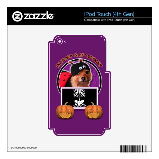Halloween - Just a Lil Spooky - Pom - Gizzy Skin For iPod Touch 4G
