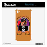 Halloween - Just a Lil Spooky - Pom - Gizzy Skins For The iPhone 4