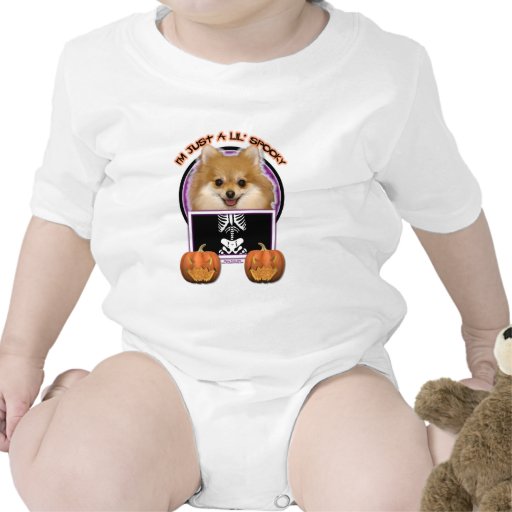 Halloween - Just a Lil Spooky - Pomeranian Bodysuit