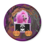 Halloween - Just a Lil Spooky - Poodle - Pink Fridge Magnets