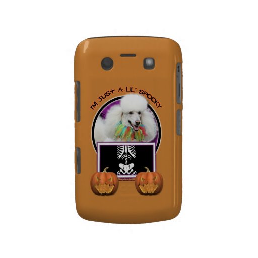 Halloween - Just a Lil Spooky - Poodle - White Blackberry Case