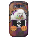 Halloween - Just a Lil Spooky - Poodle - White Samsung Galaxy S3 Cover