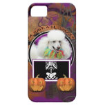 Halloween - Just a Lil Spooky - Poodle - White iPhone 5 Cover