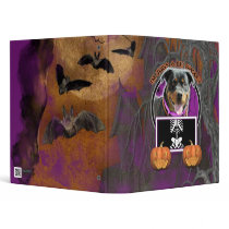 Halloween - Just a Lil Spooky - Rottie -SambaParTi Binders