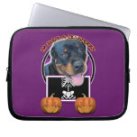 Halloween - Just a Lil Spooky - Rottweiler Laptop Computer Sleeve