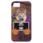 Halloween  Just a Lil Spooky Siberian Husky Copper iPhone 5 Cases