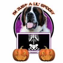 Halloween - Just a Lil Spooky - St Bernard - Mae Photo Sculptures