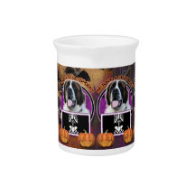 Halloween - Just a Lil Spooky - St Bernard - Mae Drink Pitchers