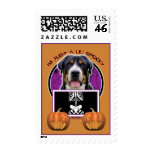Halloween - Just a Lil Spooky - Swiss Mountain Dog postage