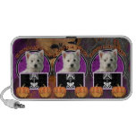Halloween - Just a Lil Spooky - West Highland Terr Travelling Speakers