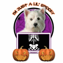 Halloween - Just a Lil Spooky -Westie Photo Sculptures