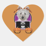 Halloween - Just a Lil Spooky - Westie - Tank Stickers
