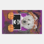 Halloween - Just a Lil Spooky - Westie - Tank Rectangular Stickers