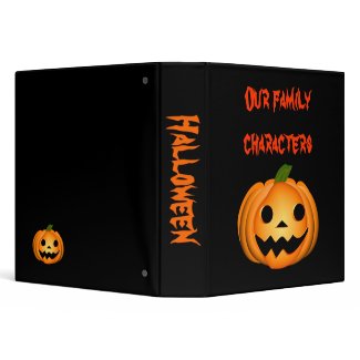 Halloween keepsakes album binder