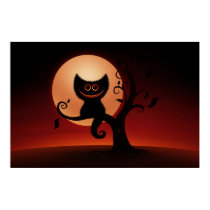 Halloween Kitten posters by vladstudio Halloween Kitten posters