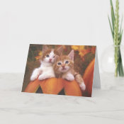 Halloween Kitties Card card