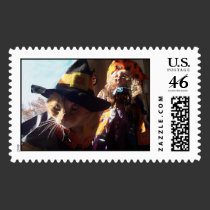 Halloween Kitty postage