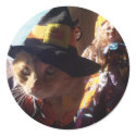 Halloween Kitty stickers by dduhaime55 Halloween Kitty stickers