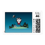 HALLOWEEN LADY POSTAGE STAMPS